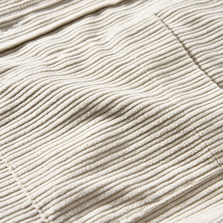 Buddha Stonesメンズ 長袖 フリース 裏地 ポケット付き コーデュロイ 快適シャツ - image 8