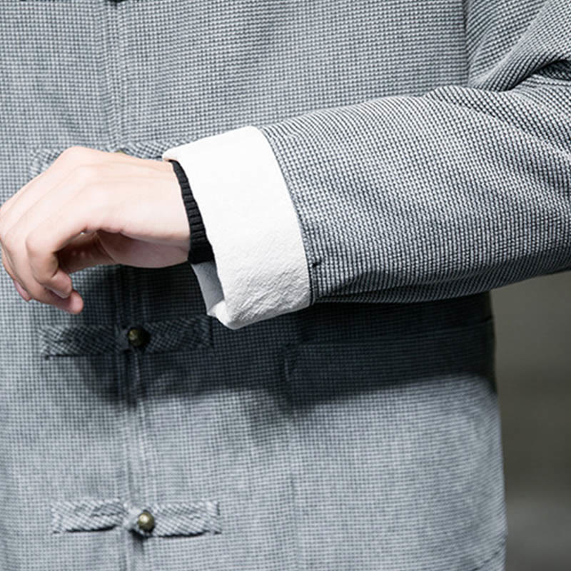 Buddha Stones無地 カエルボタン コットン メンズ ジャケット シャツ 衣類 - image 24