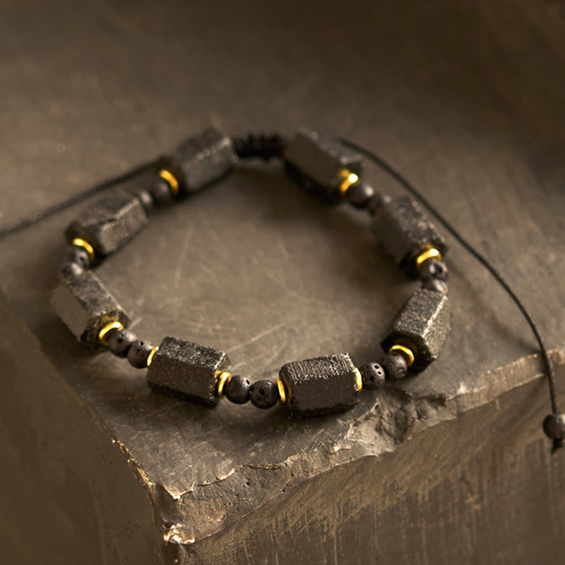 Buddha Stonesブラックトルマリン ラブブレスレット