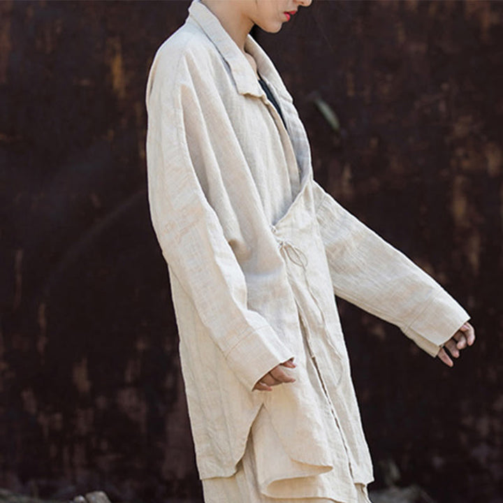 Buddha Stones瞑想ラミーコットン衣類