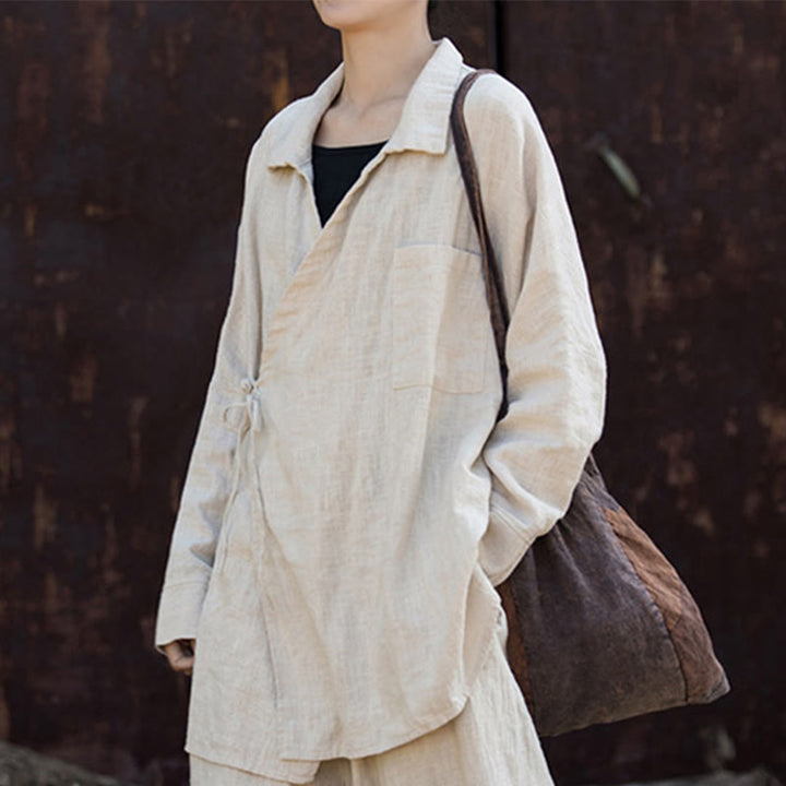 Buddha Stones瞑想ラミーコットン衣類