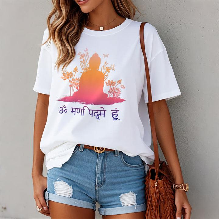 Buddha Stonesサンスクリット語 OM NAMAH SHIVAYA Tee Tシャツ - image 2