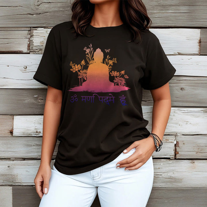 Buddha Stonesサンスクリット語 OM NAMAH SHIVAYA Tee Tシャツ - image 6
