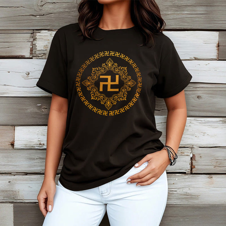 Buddha StonesスワスティカTシャツ - image 8