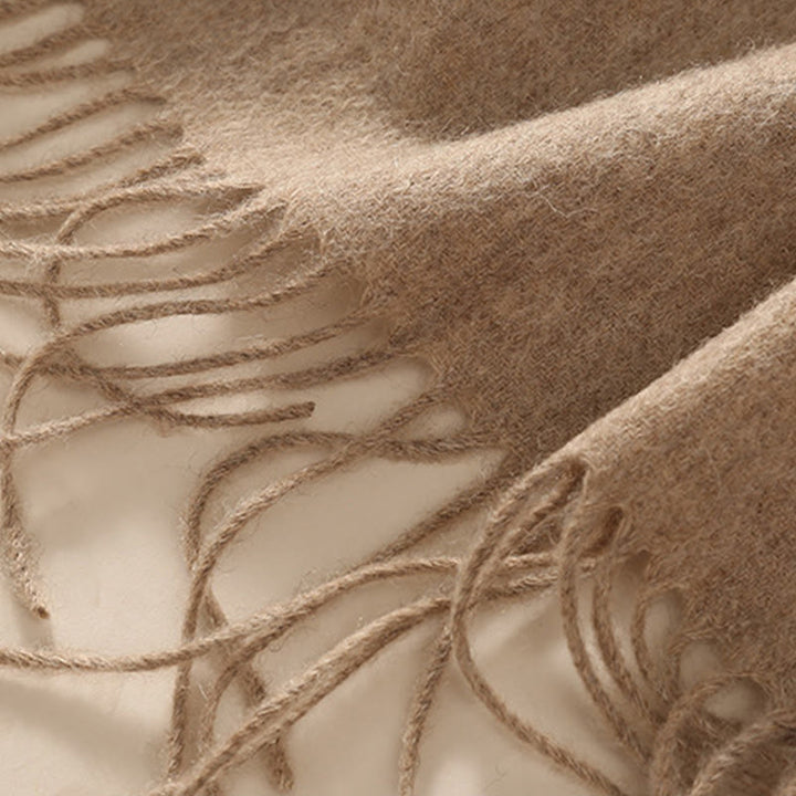 Buddha Stonesウールショール ホワイト ピンク 花 金色の葉 刺繍 タッセル 冬 心地よい 旅行用 スカーフ ラップ