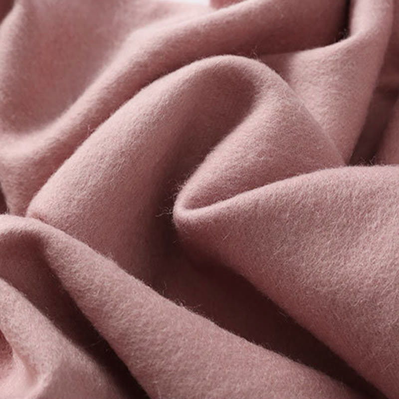 Buddha Stonesウールショール 赤い牡丹の刺繍タッセル 冬用 心地よい旅行用スカーフ ラップ