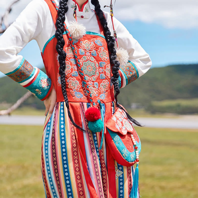 Buddha Stonesエスニックスタイル蘇刺繍ジャーニーショッピングショルダーバッグハンドバッグクロスボディバッグ