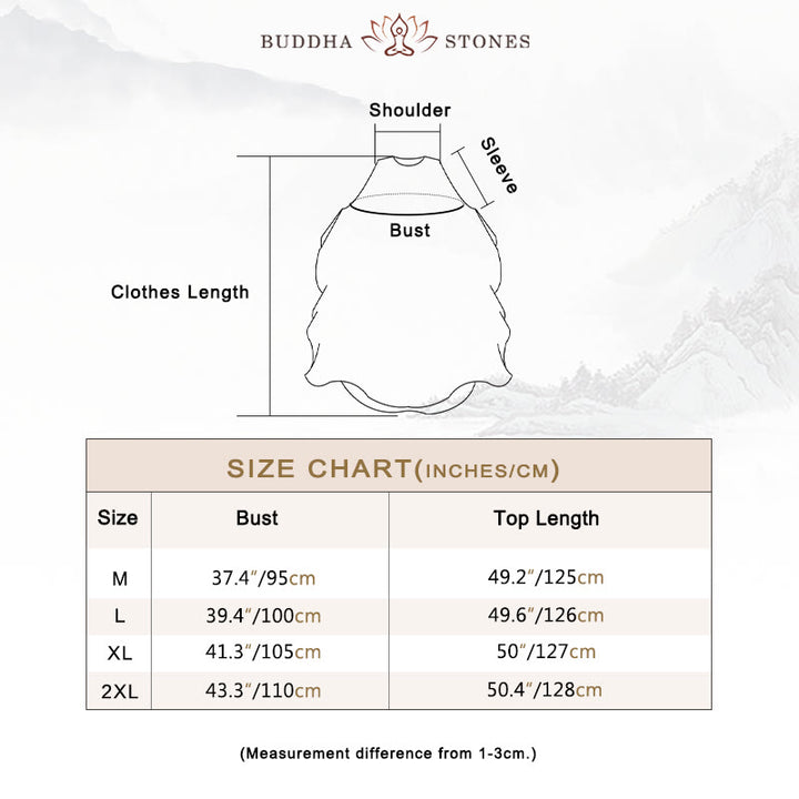 Buddha Stonesのシンプルな柄のミディドレス、ワイドレッグパンツ、瞑想、スピリチュアル、禅の練習、ヨガ、ダンスウェア - image 5