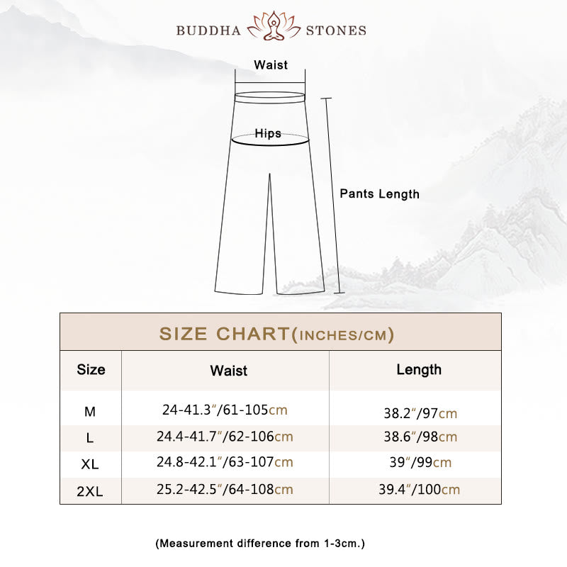 Buddha Stones漢服風ミディドレス ワイドレッグパンツ 瞑想 禅 練習 ヨガ ダンスウェア - image 6