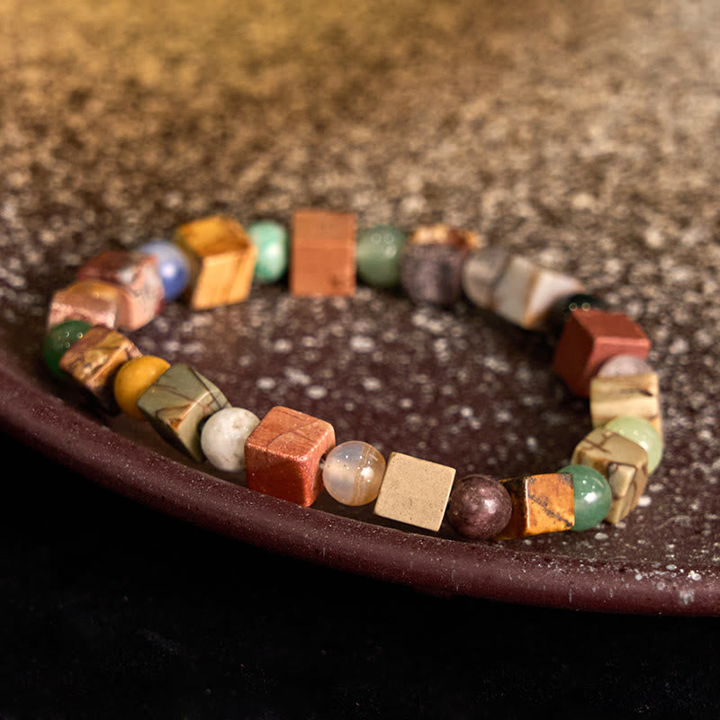 Buddha Stones寿山石赤瑪瑙繁栄ブレスレット