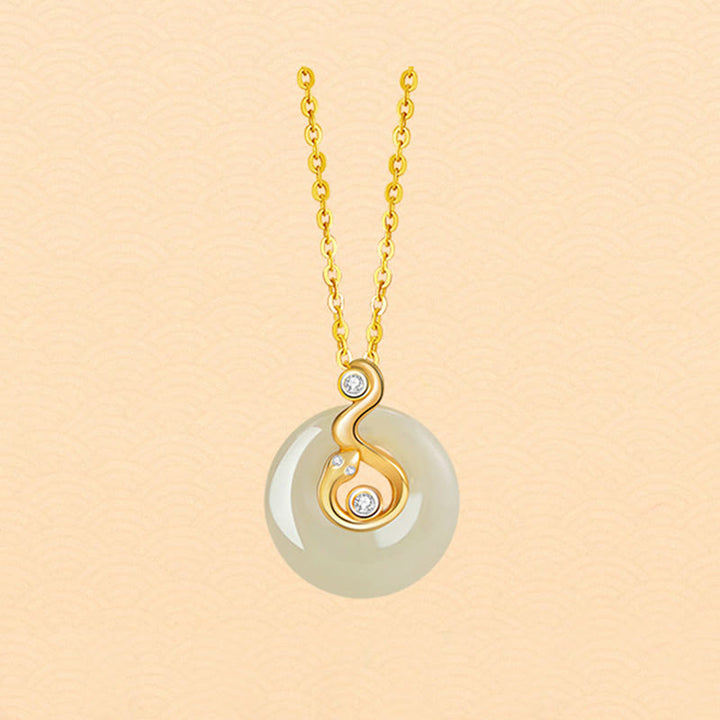 Buddha Stones中国十二支 和田翡翠 925 スターリングシルバー 豊穣のネックレスペンダント - image 19