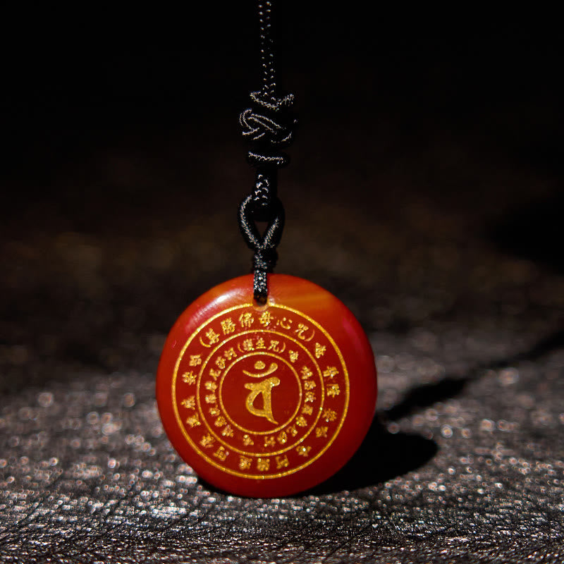 Buddha Stones毘盧遮那如来 サンスクリットマントラ 各種 クリスタル ブラックオブシディアン グリーンアベンチュリン 強さのネックレスペンダント