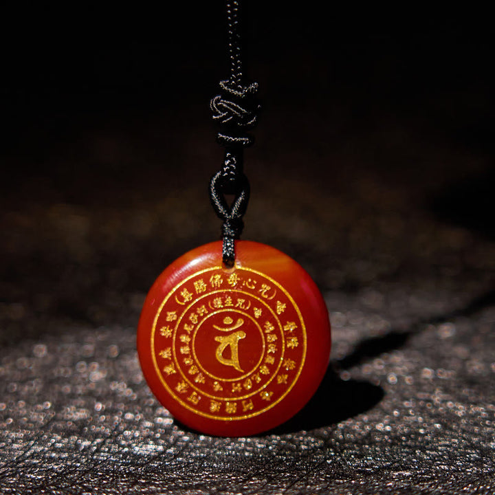 Buddha Stones毘盧遮那如来 サンスクリットマントラ 各種 クリスタル ブラックオブシディアン グリーンアベンチュリン 強さのネックレスペンダント