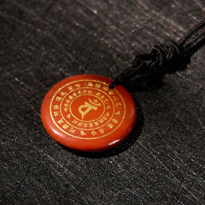 Buddha Stones毘盧遮那如来 サンスクリットマントラ 各種 クリスタル ブラックオブシディアン グリーンアベンチュリン 強さのネックレスペンダント