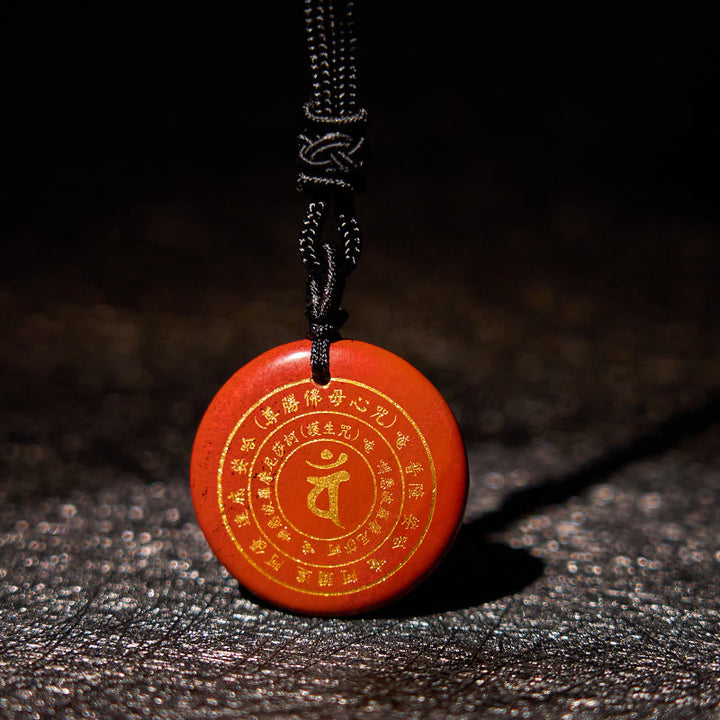 Buddha Stones毘盧遮那如来 サンスクリットマントラ 各種 クリスタル ブラックオブシディアン グリーンアベンチュリン 強さのネックレスペンダント