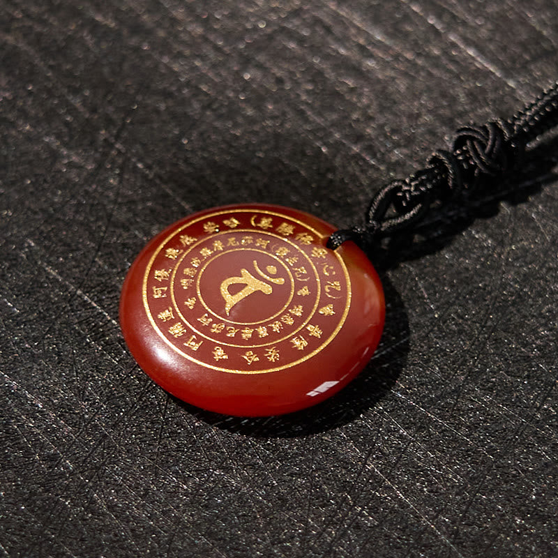 Buddha Stones毘盧遮那如来 サンスクリットマントラ 各種 クリスタル ブラックオブシディアン グリーンアベンチュリン 強さのネックレスペンダント