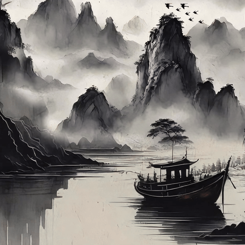 Buddha Stonesのスプラッシュインク風景画プリントフィットネスレギンスレディースヨガパンツ - image 2