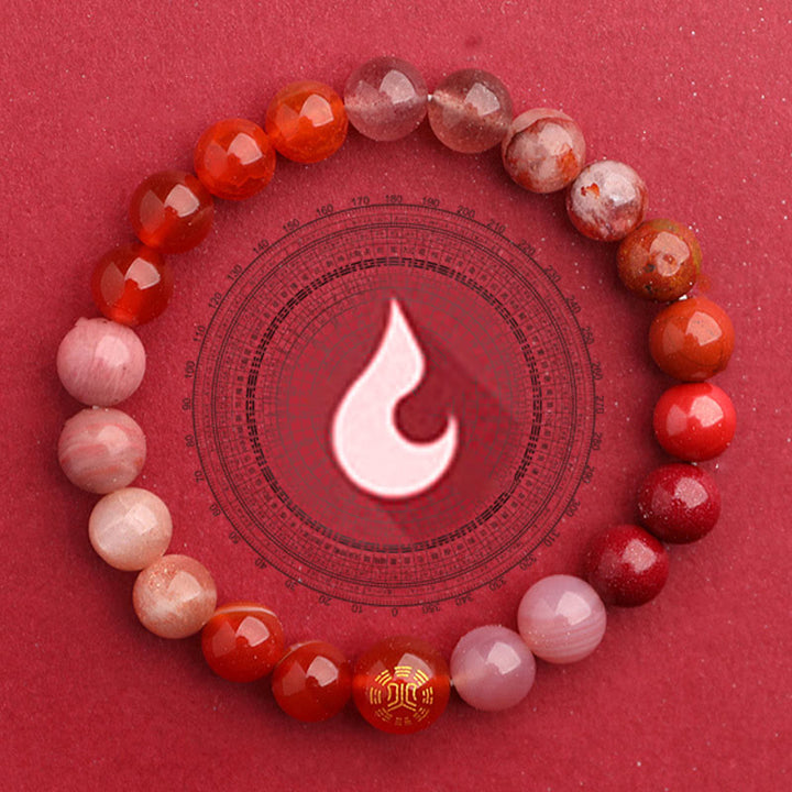 Buddha Stones 瑪瑙 運気バランス 癒し エネルギー 開運 ブレスレット