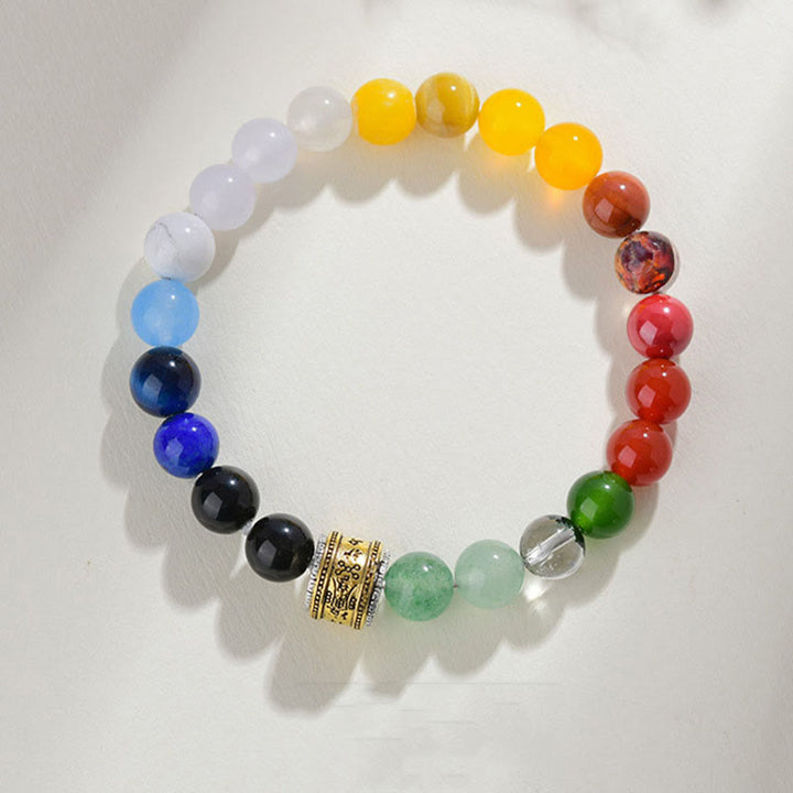 Buddha Stones ルチルクォーツ タイガーアイ 黄瑪瑙 シトリン 金運 開運 幸運 ブレスレット