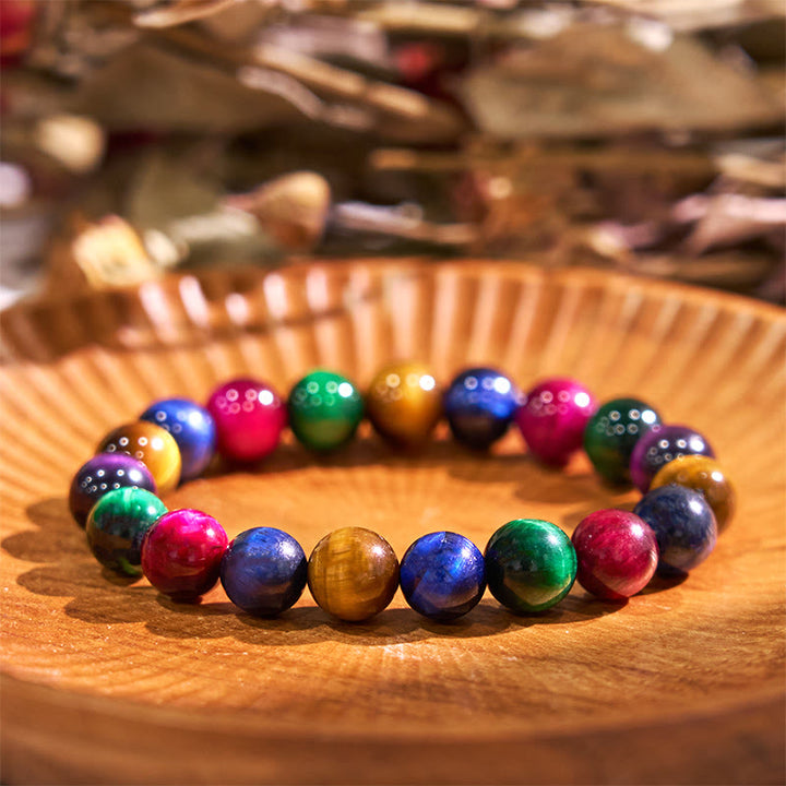 Buddha Stonesタイガーアイ 決意と勇気のブレスレット