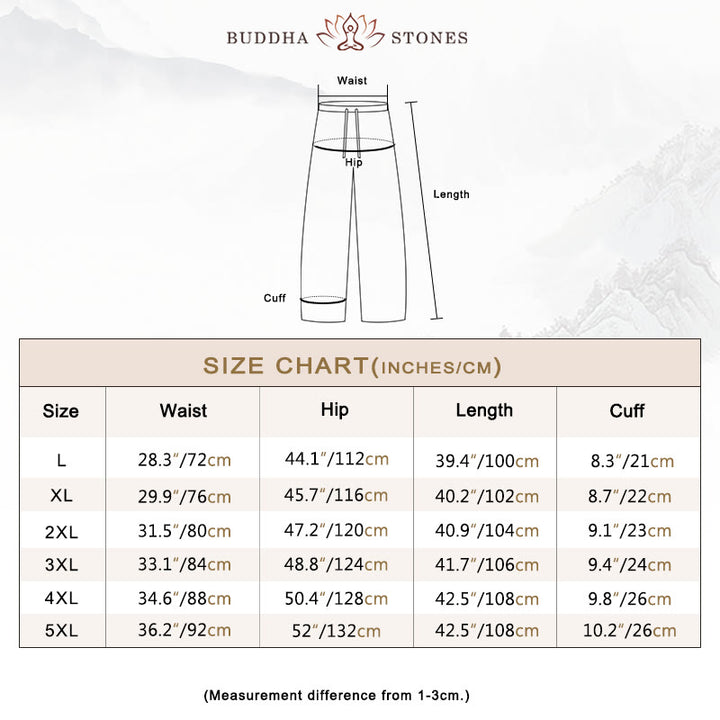 Buddha Stones秋冬 メンズ ドローストリング コーデュロイ 無地 ポケット付きパンツ - image 5