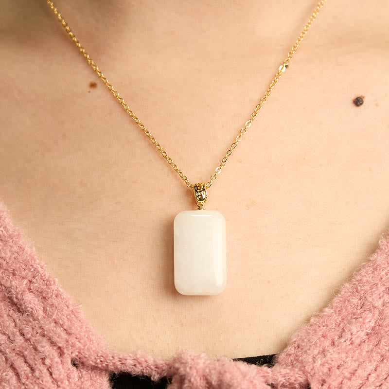 Buddha Stones和田翡翠 シルバー 繁栄のネックレスペンダント