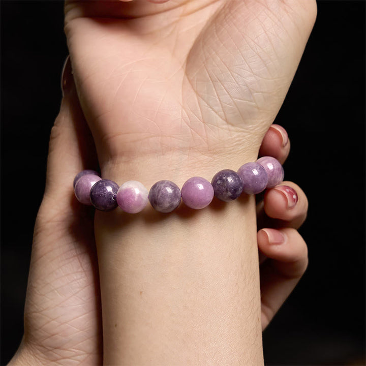 Buddha Stonesキープカーム パープルシリーズ ヒーリングラブブレスレット