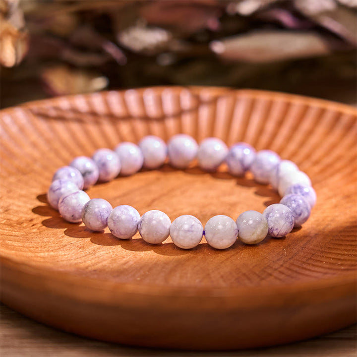 Buddha Stonesキープカーム パープルシリーズ ヒーリングラブブレスレット