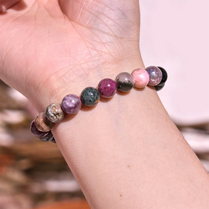 Buddha Stonesキープカーム パープルシリーズ ヒーリングラブブレスレット