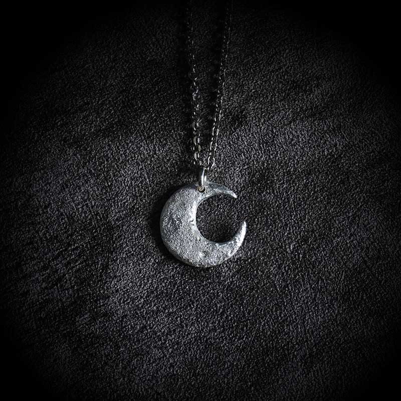 Buddha Stones999スターリングシルバー ムーンバランスネックレスペンダント - image 2