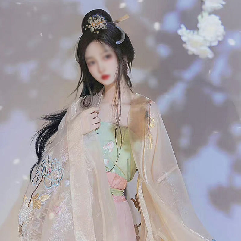 Buddha Stonesレトロスタイルの花葉タッセルヘアクリップ