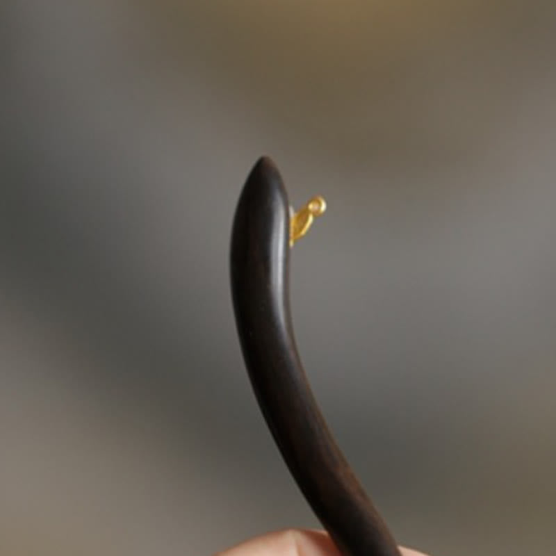 Buddha Stones吉兆雲 白檀 うさぎ 守護簪