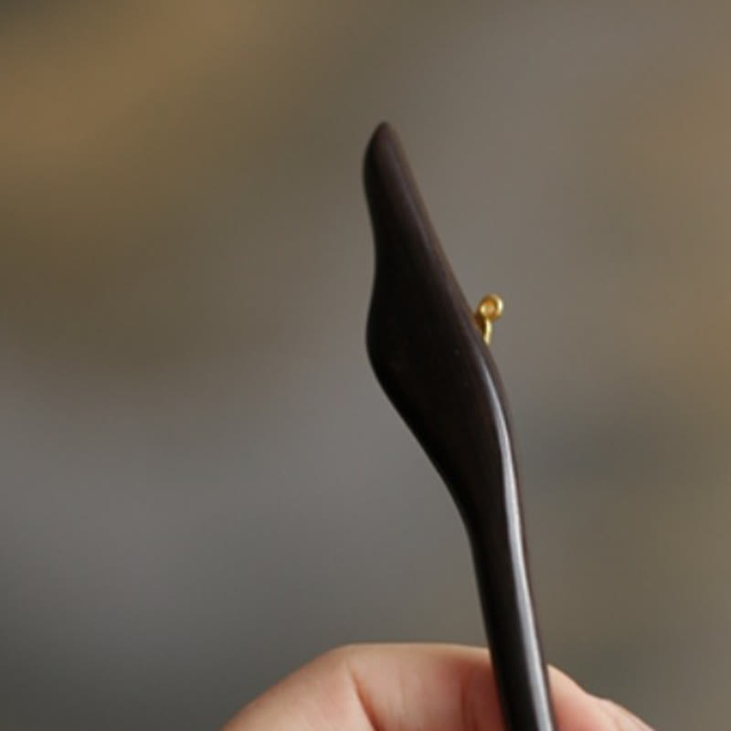 Buddha Stones吉兆雲 白檀 うさぎ 守護簪