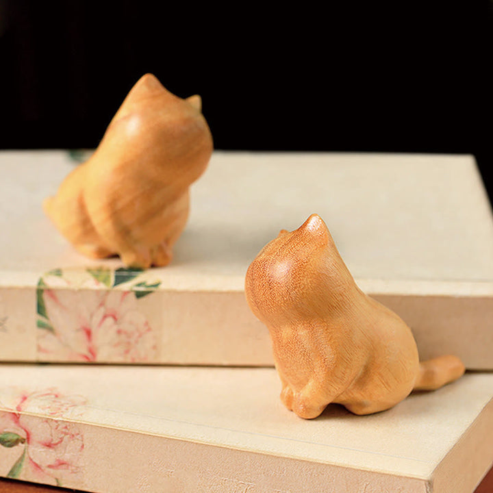 Buddha Stones小猫 白檀 守護 家飾り(ランダムタイプ) - image 4