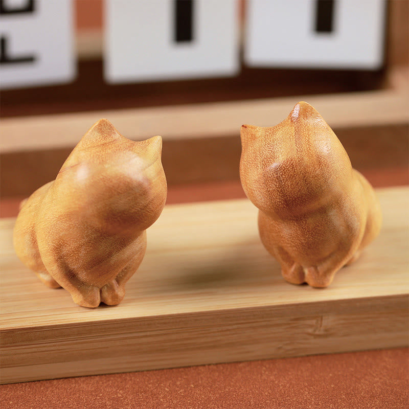Buddha Stones小猫 白檀 守護 家飾り(ランダムタイプ) - image 5