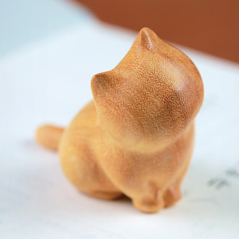 Buddha Stones小猫 白檀 守護 家飾り(ランダムタイプ) - image 2