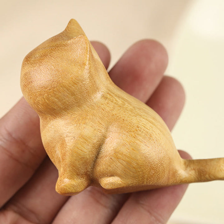 Buddha Stones小猫 白檀 守護 家飾り(ランダムタイプ) - image 12