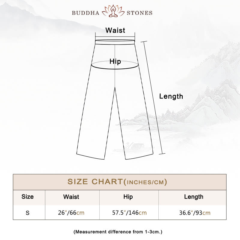 Buddha Stones無地 長袖 コート ジャケット トップス ワイドレッグパンツ 禅 太極拳 ヨガ 瞑想服 - image 8