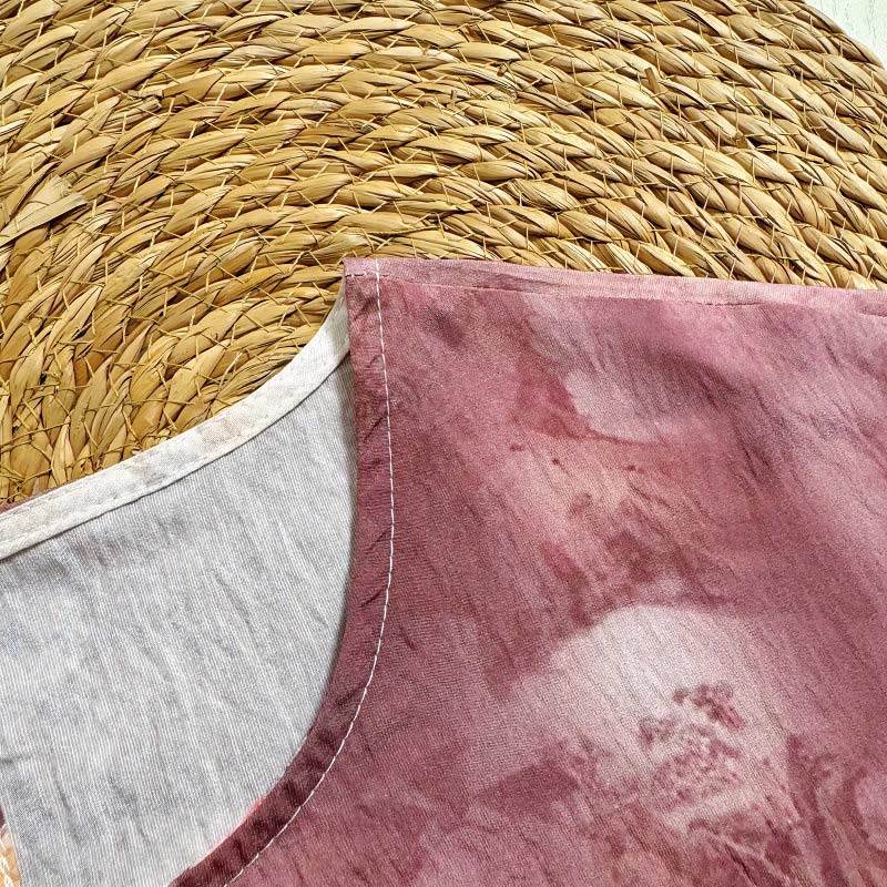 Buddha Stonesカジュアルプリント様々な花びらダリア牡丹レディースクルーネックデザイン半袖ポリエステルTシャツ