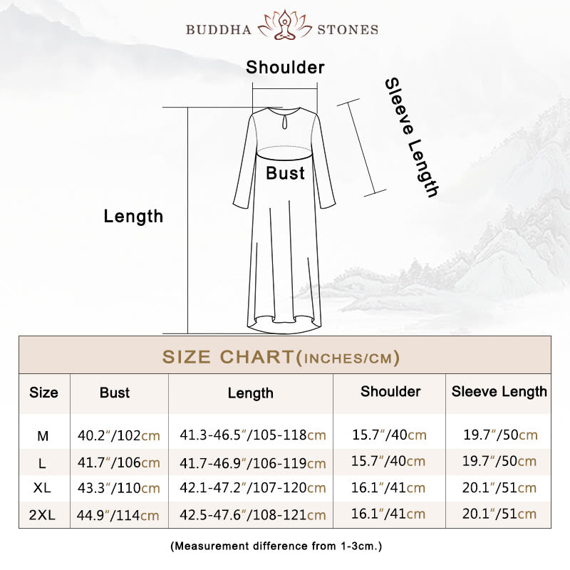 Buddha Stones 2ピース 無地 ミディドレス ワイドレッグパンツ 瞑想 スピリチュアル 禅 練習 ヨガ ダンスウェア - image 5