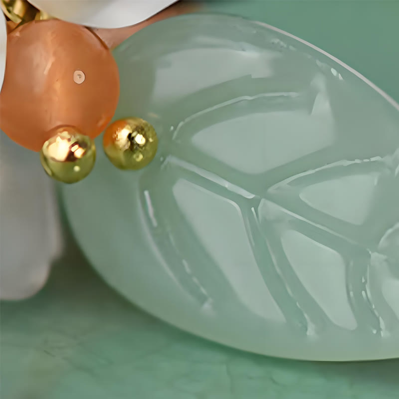 Buddha Stones黒檀 リュウリ スズラン 勇気のヘアピン