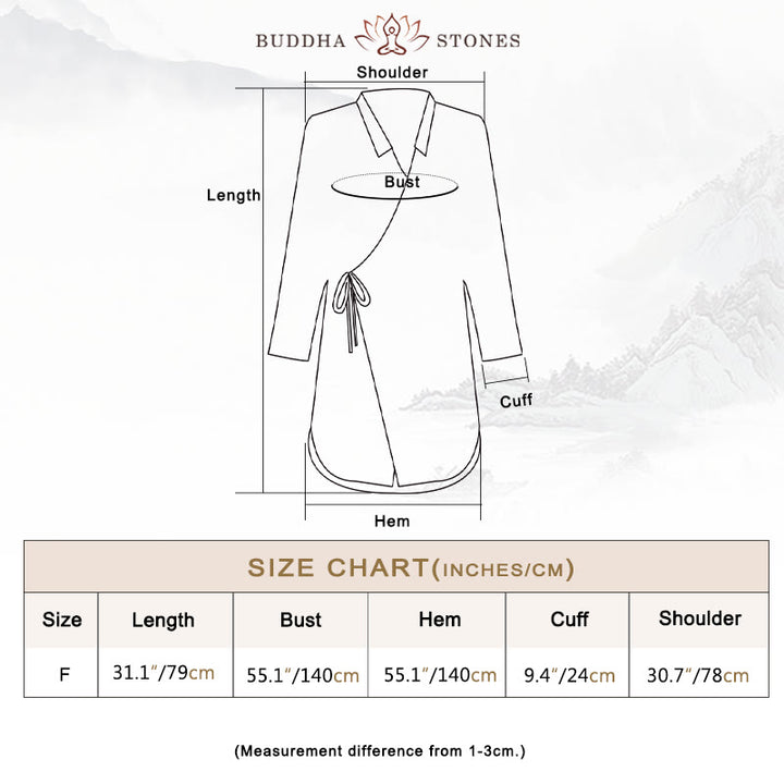 Buddha Stones瞑想ラミーコットン衣類