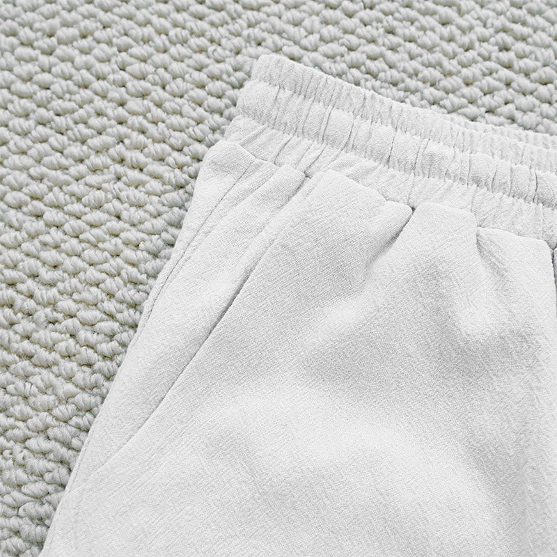 Buddha Stones夏 無地 つなぎ デザイン コットン リネン レディース パンツ ポケット付き - image 4