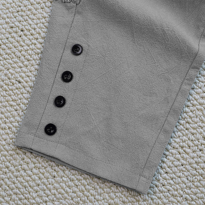 Buddha Stones夏 無地 つなぎ デザイン コットン リネン レディース パンツ ポケット付き - image 20