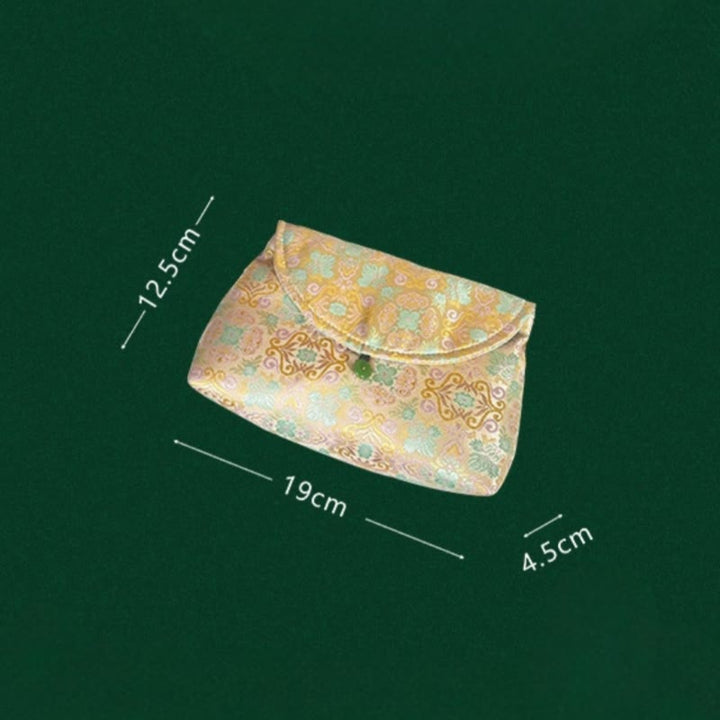 Buddha Stonesレトロ花柄ポリエステルコットン刺繍クロスボディバッグハンドバッグ