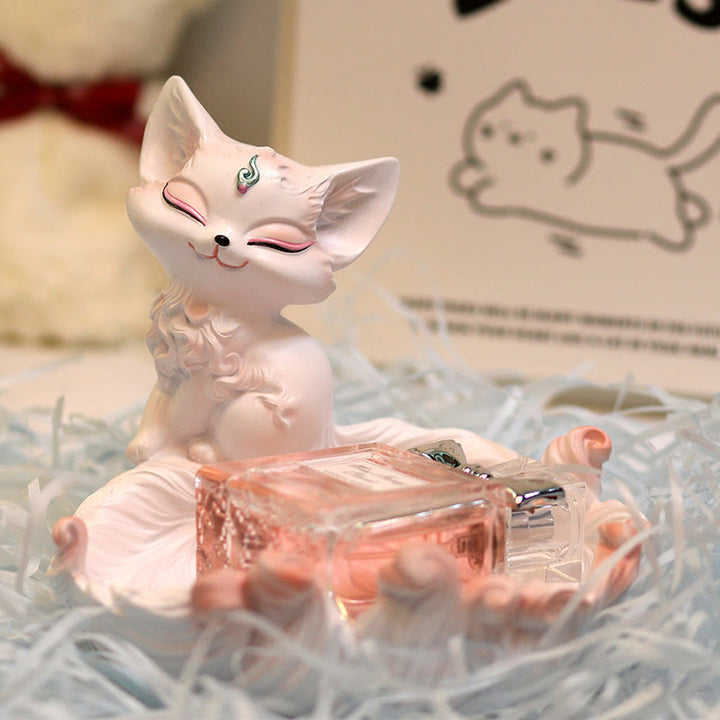 Buddha Stones九尾の狐 幸運 樹脂 収納 装飾品 ホームデコレーション