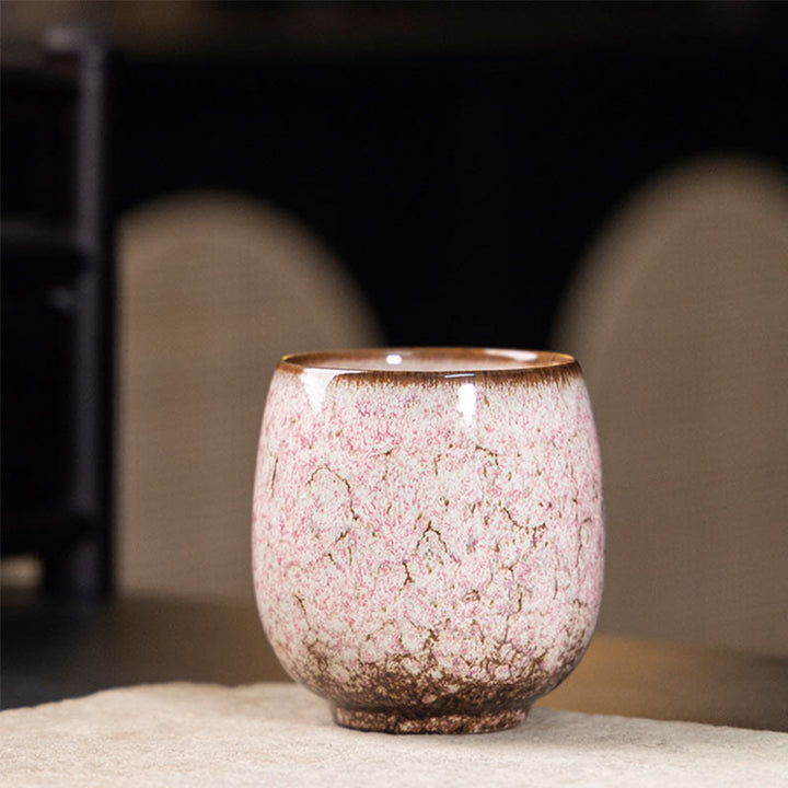 Buddha Stones手作りの小さな中国建展窯変陶器ティーカップカンフーティーカップ150ml