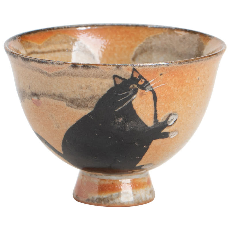 Buddha Stones小さくてかわいい猫のティーカップ カンフーティーカップ 60ml - image 4