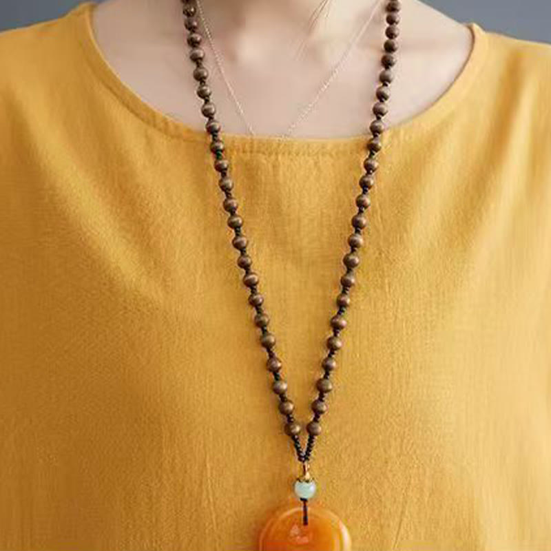 Buddha Stonesの夏プリント フェニックス柄 半袖 コットンリネン ミディドレス - image 11