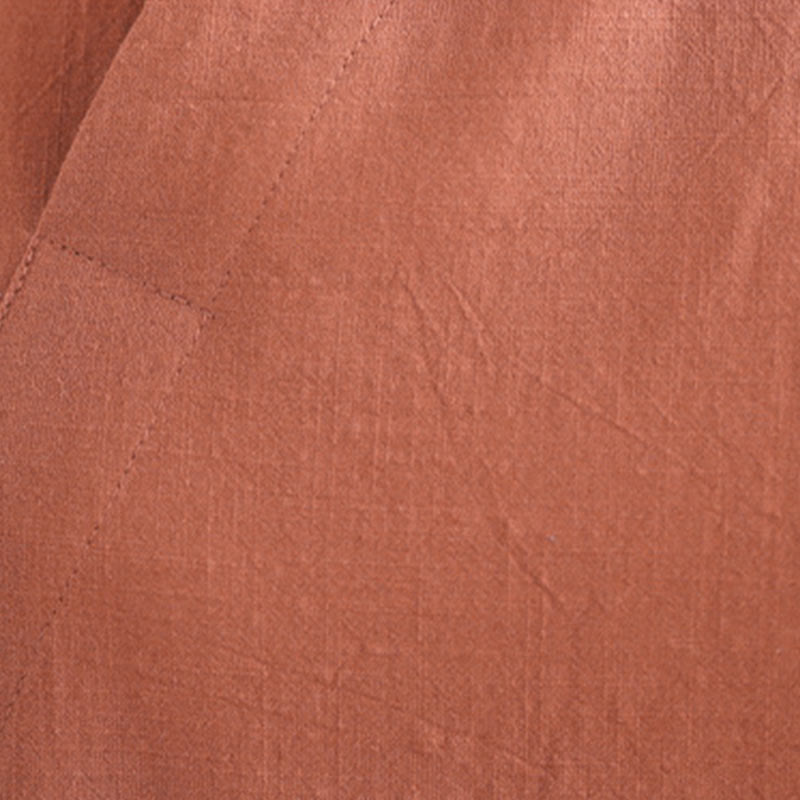 Buddha Stonesの夏ヴィンテージ純色中国風フロッグボタンチャイナドレス、チャイナドレス、ミディ丈ドレス